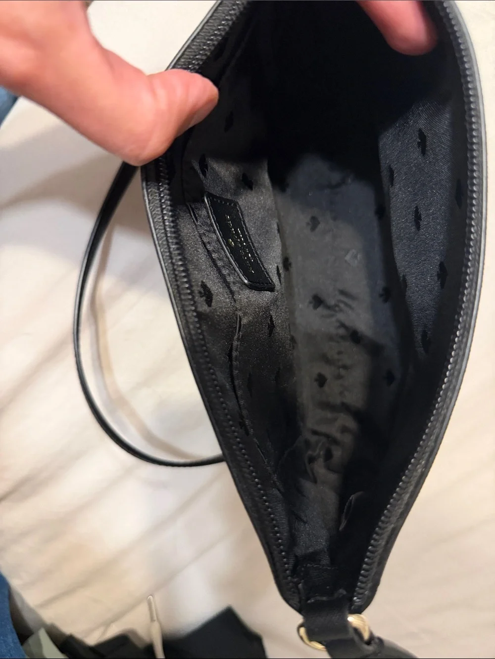 kate spade sleek black